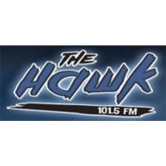 101.5 The Hawk Logo