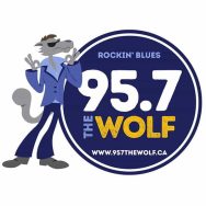 95.7 The Wolf Logo
